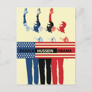 Carte postale Barack Hussein Obama