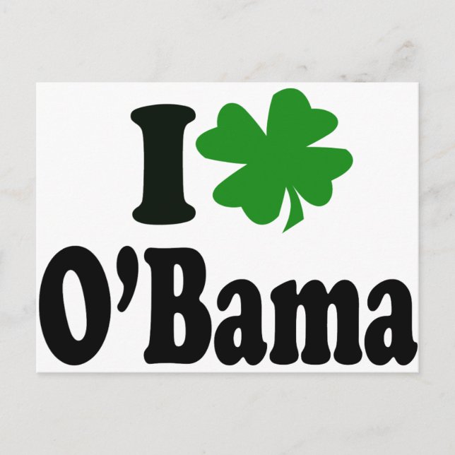 Carte Postale Barack Obama (Devant)