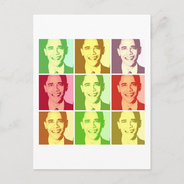 Carte Postale Barack Obama (Devant)