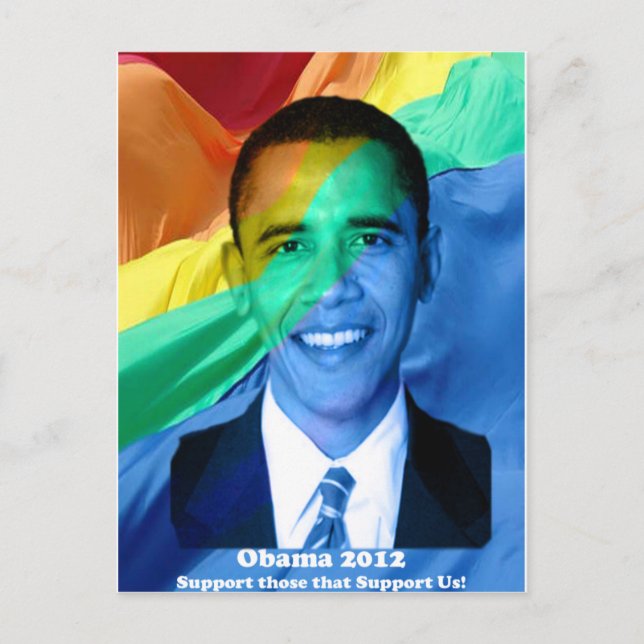 Carte Postale Barack Obama 2012 (Devant)