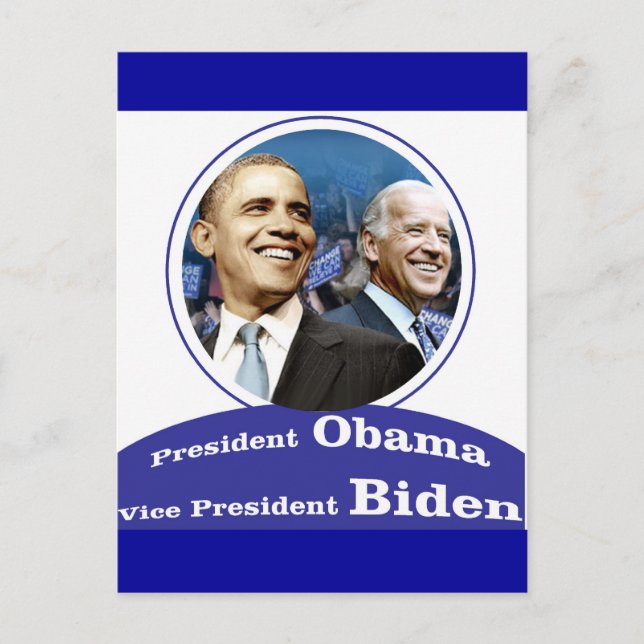 Carte Postale BARACK OBAMA Dons D'Inauguration Présidentielle (Devant)