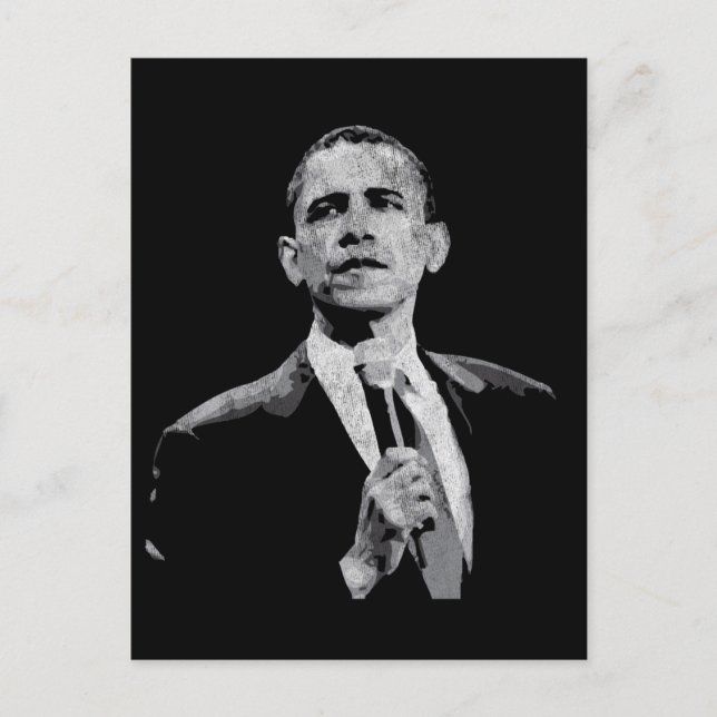 Carte Postale Barack Obama - Leadership (Devant)