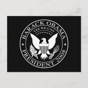 Carte postale Barack Obama Presidential Seal 2008