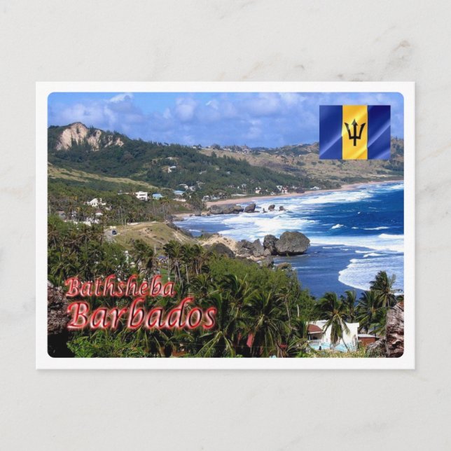 Carte Postale Barbade - Bathsheba - (Devant)