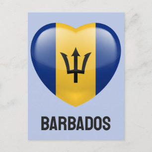 Carte Postale Barbados Love