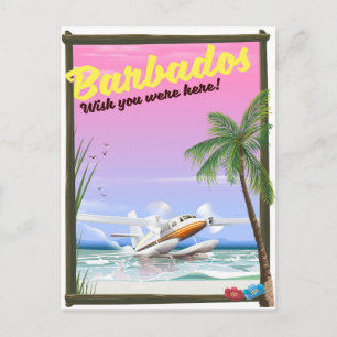 Carte Postale Barbados - vous êtes ici souhaité!
