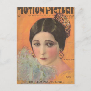 Carte Postale Barbara La Marr 1924 magazine cinéma