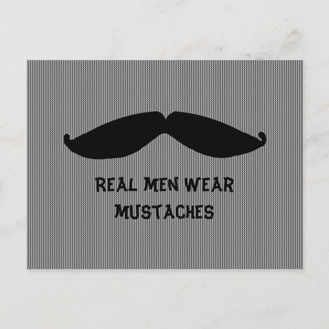 Carte Postale Barbe avec citation amusante (Devant)