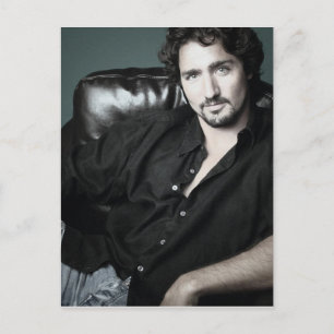 Carte Postale Barbe de moustache Hunky Justin 2006