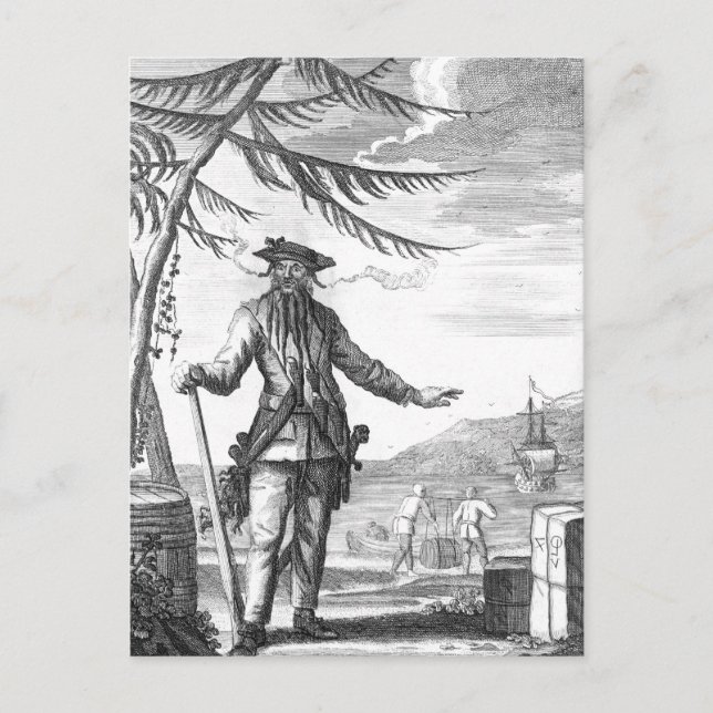 Carte Postale Barbe noire (Devant)