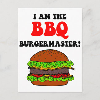 Carte Postale Barbecue amusant