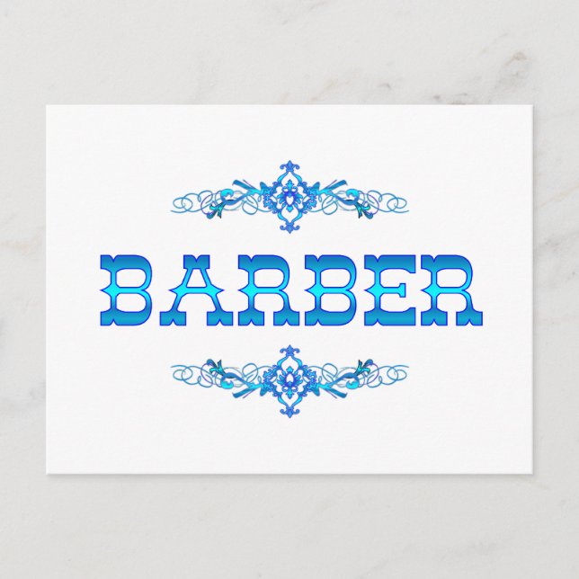 CARTE POSTALE BARBER