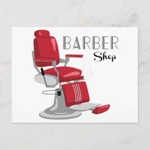 Carte Postale Barber Shop