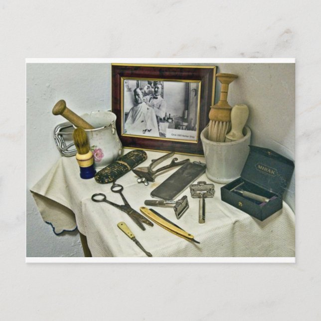 Carte Postale Barber Shop (Devant)