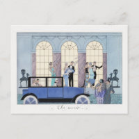 Carte postale Barbier Fashion