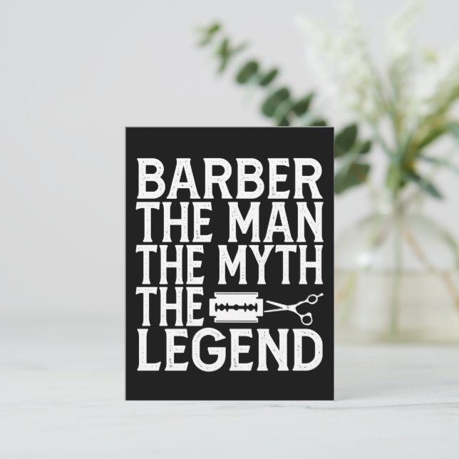 Carte Postale Barbier The Man 2024 (Debout devant)