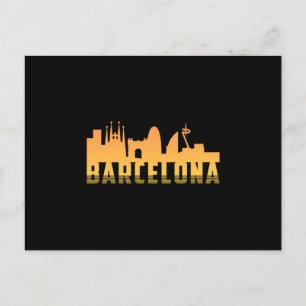 Carte Postale Barcelona Espagne City Skyline Ville Ville Paysage