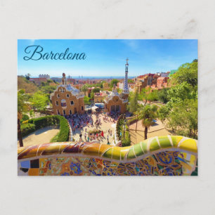Carte Postale Barcelona Park Guell