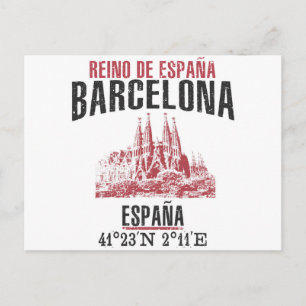 Carte Postale Barcelone