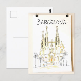 Carte Postale Barcelone