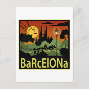 Carte Postale Barcelone