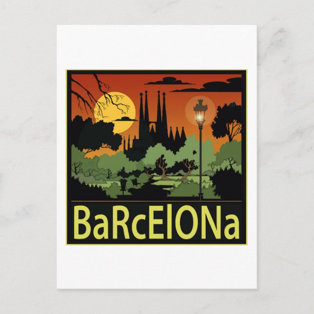 Carte Postale Barcelone (Devant)