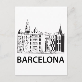 Carte Postale Barcelone
