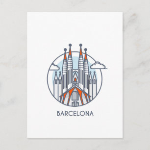 Carte Postale Barcelone