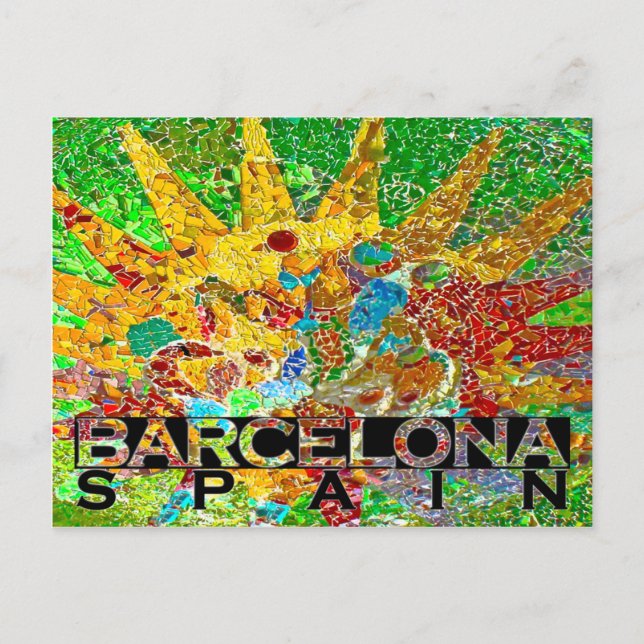 Carte Postale Barcelone (Devant)