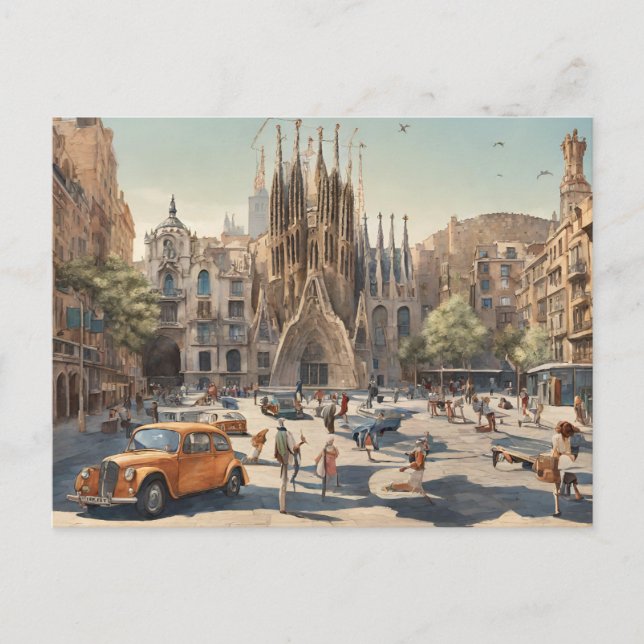Carte Postale Barcelone (3) (Devant)