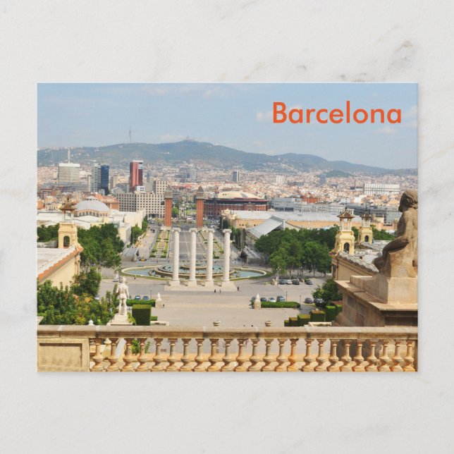 Carte Postale Barcelone, Espagne (Devant)