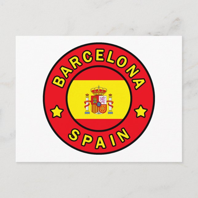 Carte Postale Barcelone Espagne (Devant)