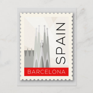 Carte Postale Barcelone Espagne