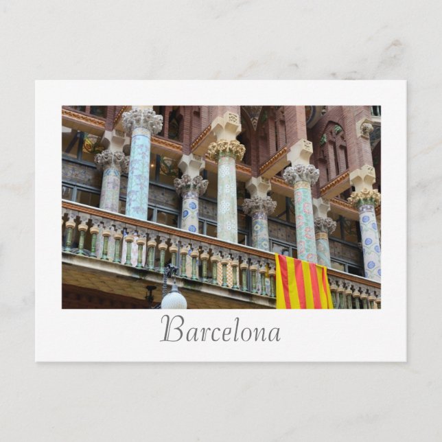 Carte Postale Barcelone, Espagne (Devant)
