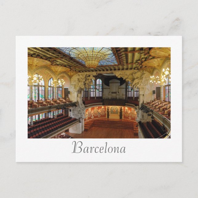 Carte Postale Barcelone, Espagne (Devant)