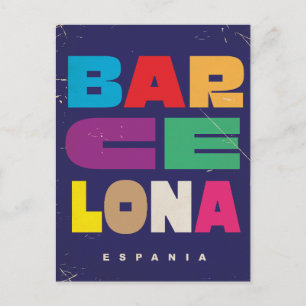 Carte Postale Barcelone Espagne