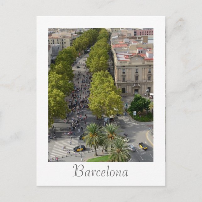 Carte Postale Barcelone Espagne (Devant)