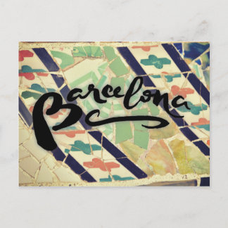 Carte Postale Barcelone postcard