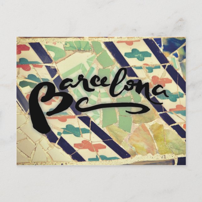 Carte Postale Barcelone postcard (Devant)