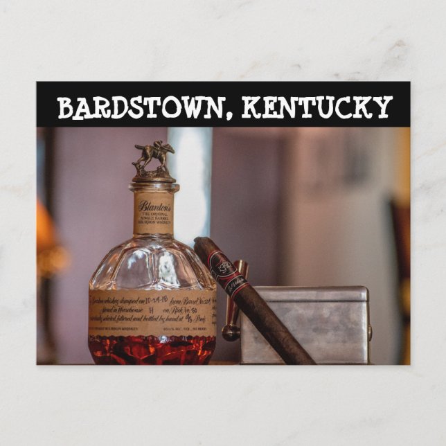 Carte postale BARDSTOWN KENTUCKY BOURBON (Devant)