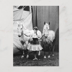 Carte Postale Bareback Girl : 1904