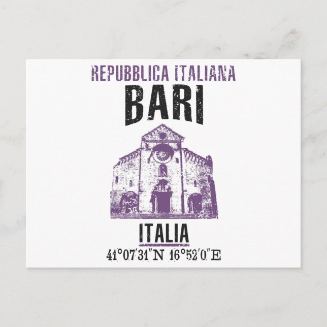 Carte Postale Bari (Devant)