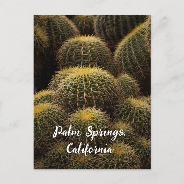 Carte Postale Baril d'or à Palm Springs (Devant)