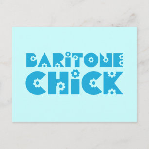 Carte Postale Baritone Chick