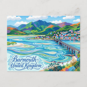 Carte Postale Barmouth Royaume-Uni
