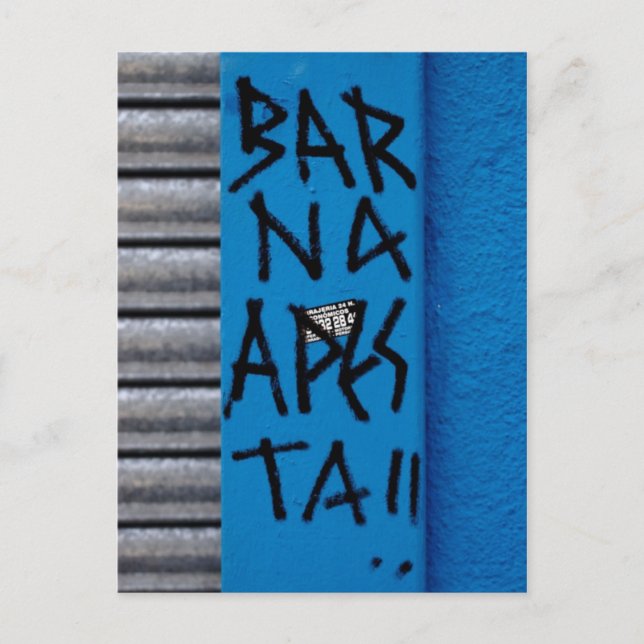 Carte Postale Barna apesta ! ! (Devant)
