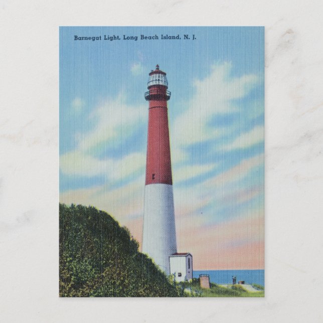 Carte Postale Barnegat Light, Long Beach Island, New Jersey (Devant)