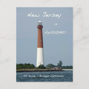 Carte Postale Barnegat Lighthouse Long Beach Island New Jersey