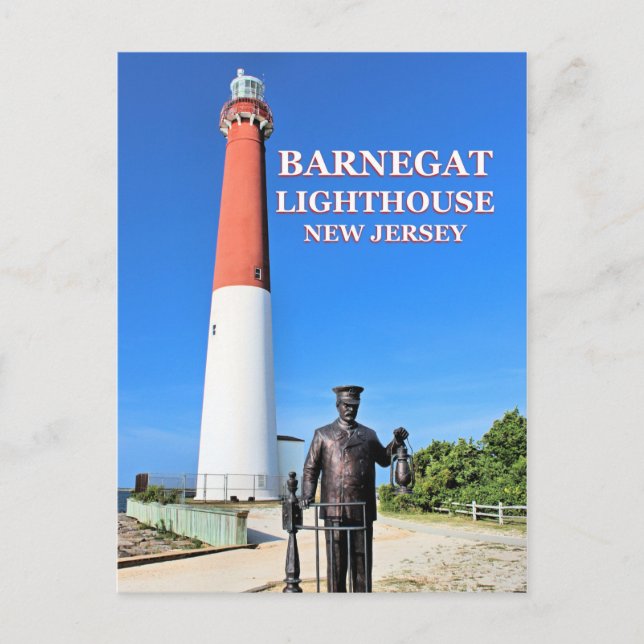 Carte Postale Barnegat Lighthouse, New Jersey Postcard (Devant)
