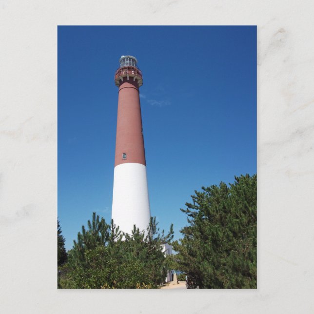 Carte Postale Barnegat Phare Vieux Barney (Devant)